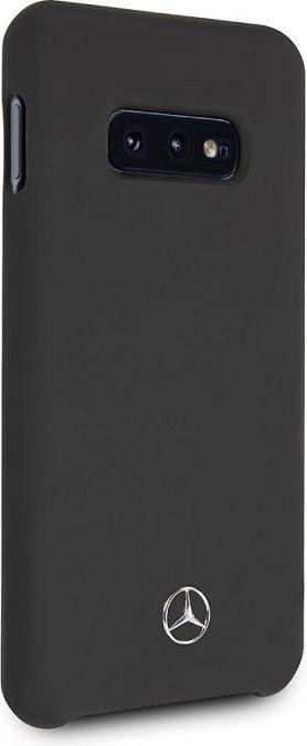 Produktbild Mercedes-Benz Backcover Schutzhülle Samsung Galaxy S10 - Schwarz mit Mercedes-Metall-Logo (Samsung Galaxy S10)