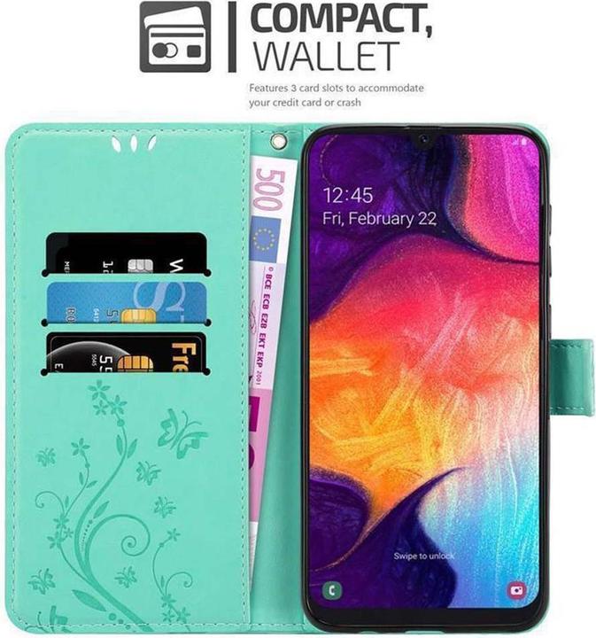 Immagine prodotto Cadorabo Copertina del libro a fiori (Samsung Galaxy A50, Samsung Galaxy A30s, Samsung Galaxy A50s)