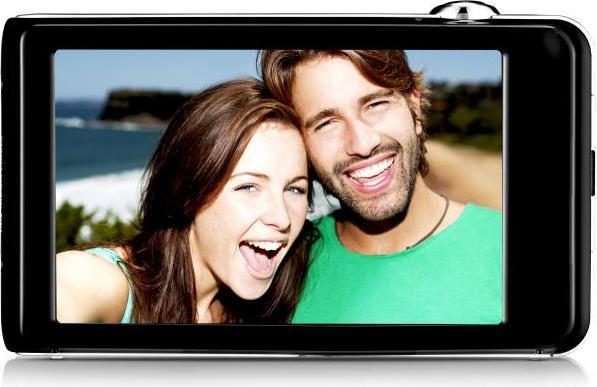 Produktbild Samsung ST600, 14 MP, 5x Zoom, Dualdisplay, HD-Movies, Black (1/2,3'')