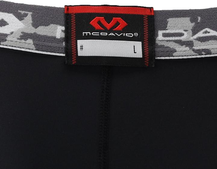 Actual product image McDavid 3/4 double-layer compressive leggings with knee support for men (M)