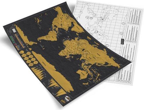 Actual product image Luckies Scratch Map (42 x 30 cm)