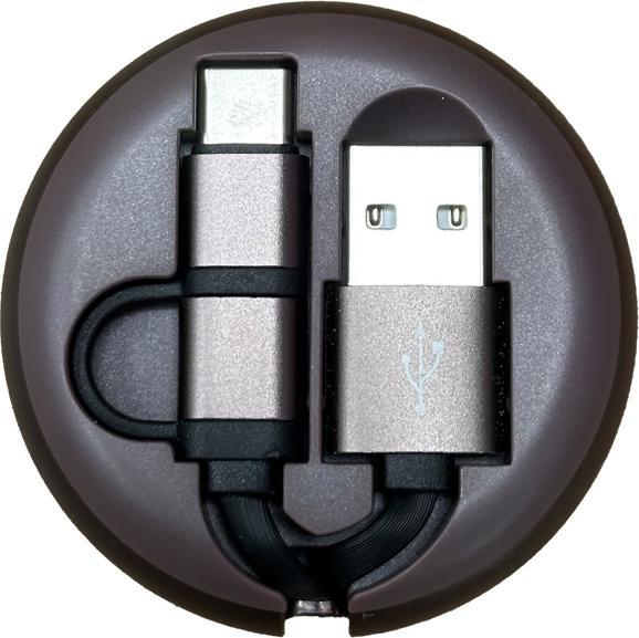 Richmond & Finch USB-C USB-Kabel – microUSB 0,9 m Schwarz (CWTYPE-207) (0.90 m, USB 3.0)