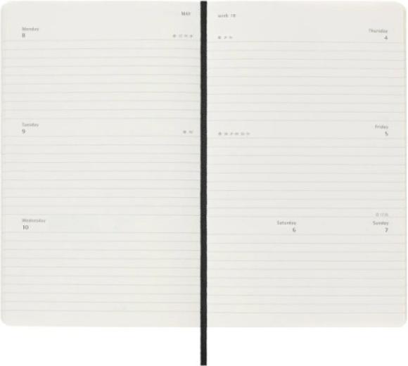 Actual product image Moleskine Weekly calendar (A5, English)