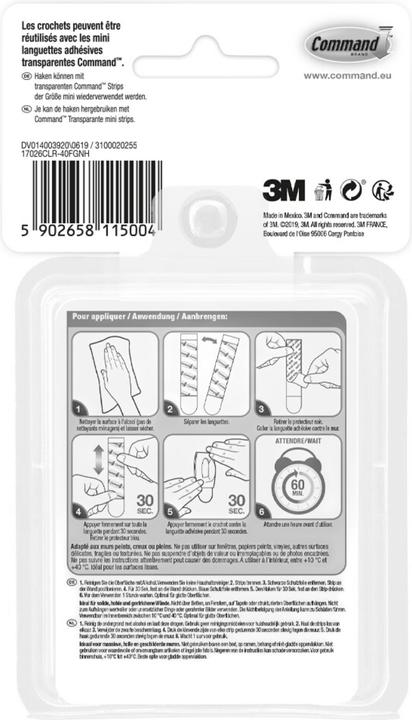 Image du produit Command Clips de décoration (20 g, 40 ml)