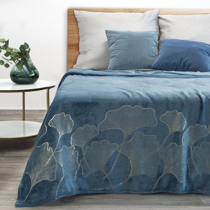Actual product image Eurofirany KOC / FLA / GINKO 150X200 BLUE (150 x 200 cm)