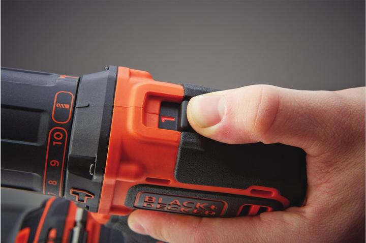 Actual product image Black & Decker Cordless screwdriver drill (Rechargeable battery operated)