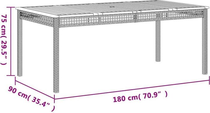 Immagine prodotto VidaXL Tavolo da giardino (90 cm)