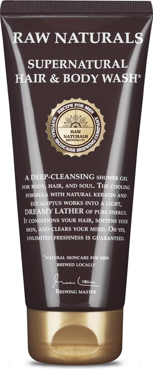 Raw Naturals 3 in 1 Supernatural Hair & Body Wash (200 ml)