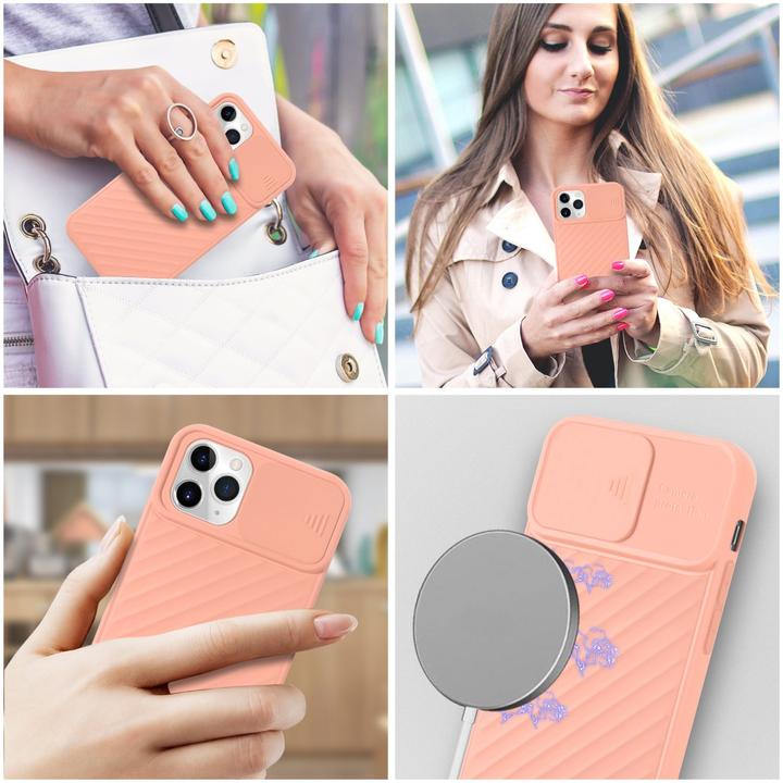 Immagine prodotto Cadorabo Cover in TPU con protezione della fotocamera (Apple iPhone 11 Pro Max)