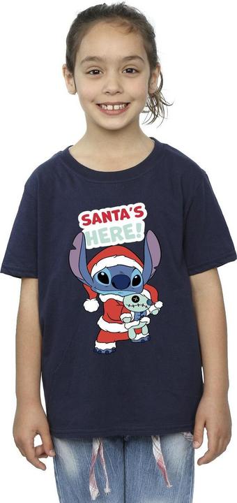 Image du produit Disney - T-shirt LILO & STITCH SANTA'S HERE - Fille (140, 146)