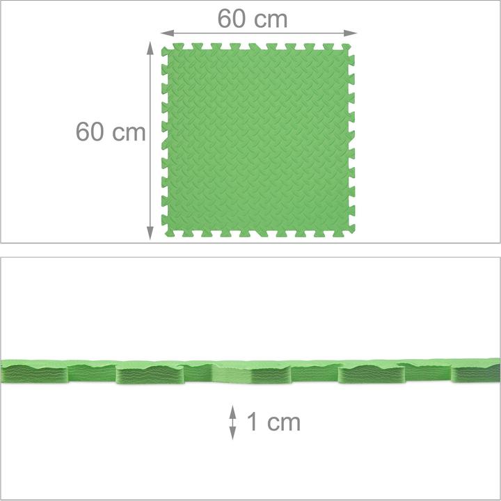 Immagine prodotto Relaxdays tappeto-palestra (1 cm)