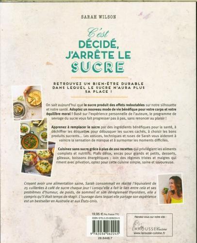 Produktbild Larousse pratique C'est décidé, j'arrête le sucre (Französisch, Wilson Sarah, 2024)