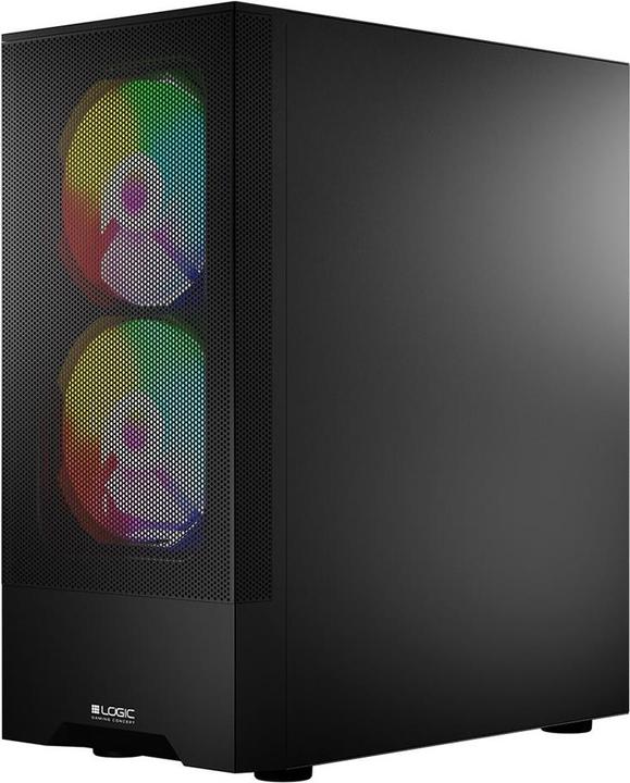 Actual product image Logic ARYA ARGB MINIDI USB 3.0 case black (ATX)