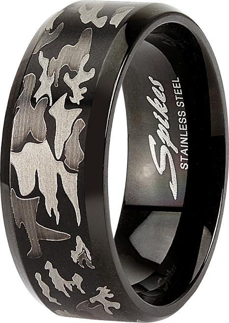 Immagine prodotto Star Piercing Anello nero mimetico (Acciaio chirurgico 316L, senza ottone)