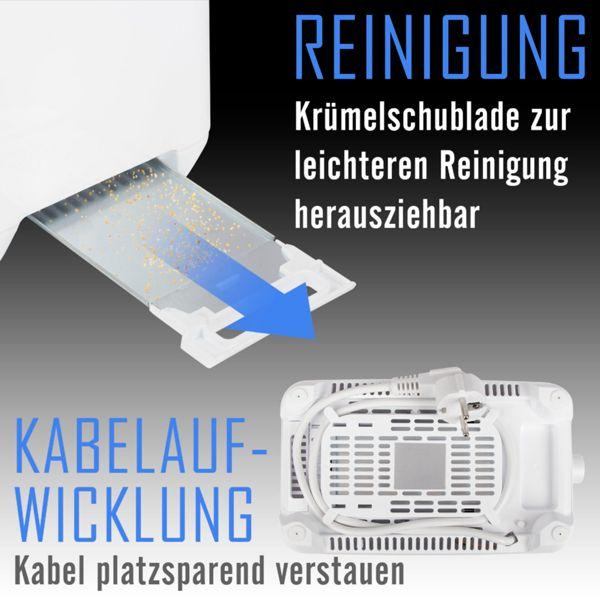 Produktbild Bomann TA 6065 CB Toaster weiss
