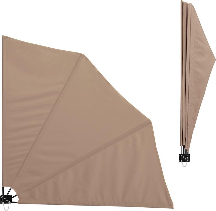 Produktbild Casa.Pro Wandklappschirm Zele 160x160 cm Beige (1.60 m)