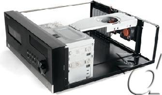 Actual product image Thermaltake DH101 -VF7001BNS, MediaLab, black (mATX, ATX)