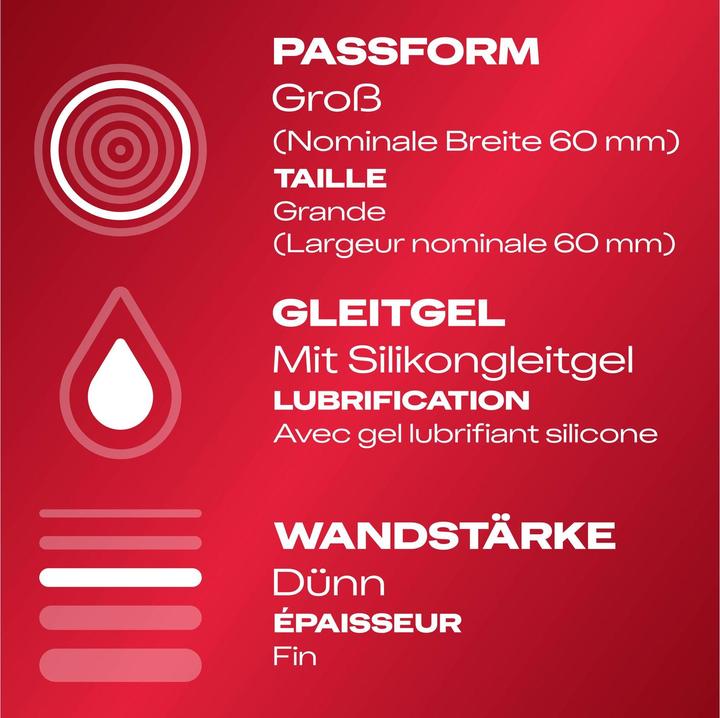 Produktbild Durex Gefühlsecht XXL (30 Stk.)