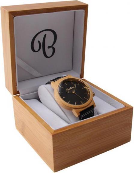 Image du produit Bambuu Horloge en bois (Montre analogique, 40 mm)