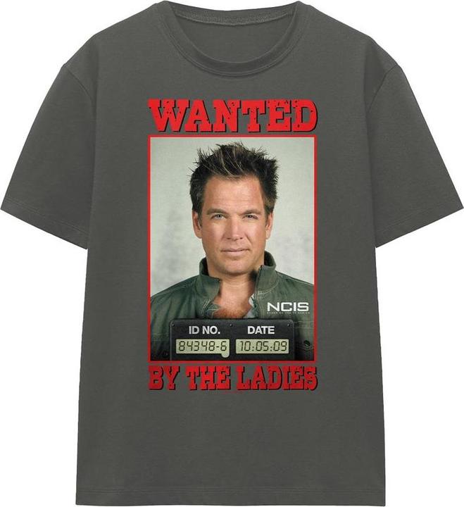Actual product image Ncis Unisex Adult Wanted T-Shirt (L)