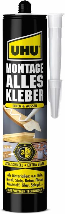 Produktbild UHU Montage Alleskleber, 425 g Kartusche (426 g)
