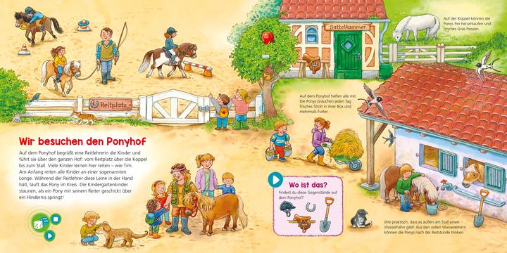 Immagine prodotto Bookii WAS IST WAS Kindergarten Komm mit auf den Ponyhof! (Tedesco, Benjamin Schreuder, Sandra Noa, 2019)