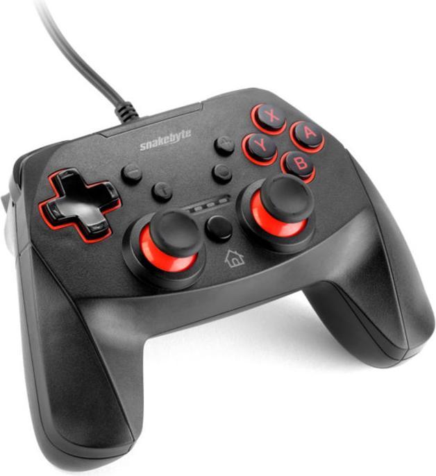 Produktbild Snakebyte Nintendo Switch Game Pad kabelgebunden (NSW) - schwarz rot (Switch)