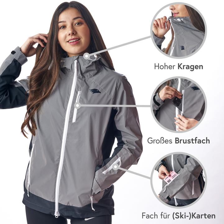 Produktbild Valkental Funktionale & reflektierende Softshelljacke für Outdooraktivitäten - Damen (XL)
