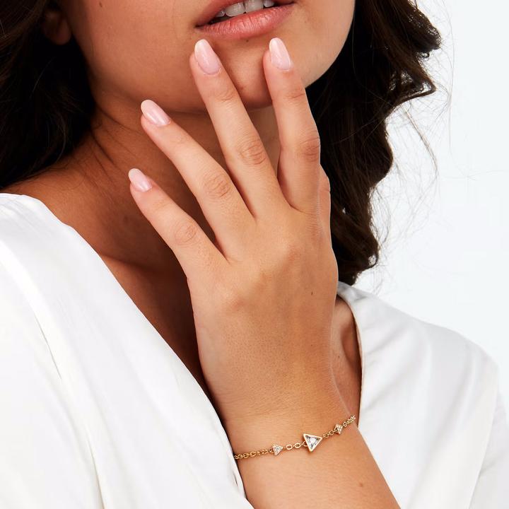 Produktbild Morellato Beautiful gold-plated bracelet Trilliant SAWY03 (19 cm, Edelstahl)
