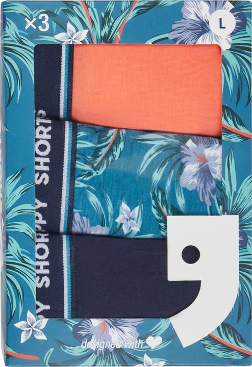 Actual product image Happy shorts Retro Pants Jersey (M, pack of 3)