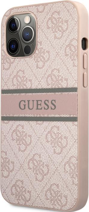 Actual product image Guess Hard Cover 4G Printed Stripe (Realme 12 Pro+, Apple iPhone 12)