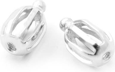 Beneto Silver balloon / screw for earrings - 1 pair for kids