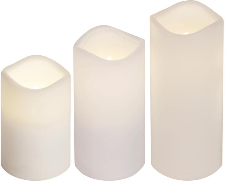 Star Trading Bougie LED Pillar Pack de 3 Paul (3 x)