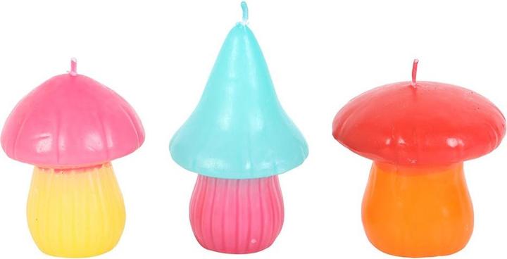 Something Different Kerzen Funky Fungi Pilz 3erPack (3 Stk.)