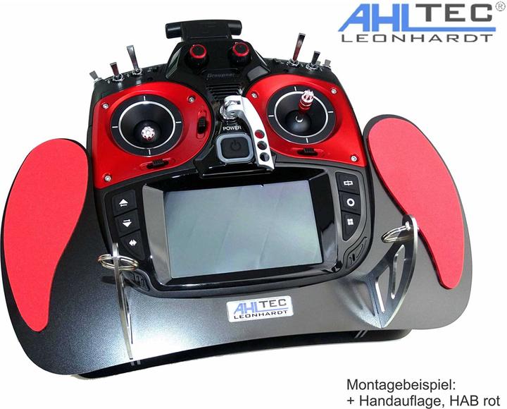 Image du produit AHLtec Pupitre émetteur Graupner MZ-32 & MZ-16 BLACK avec étrier standard de pupitre émetteur, sans