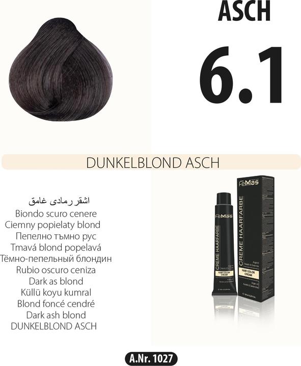 Produktbild FemMas (4.01) Haarfarbe Kühles Mıttelbraun 100ml (4.01 Kühles Mittelbraun)