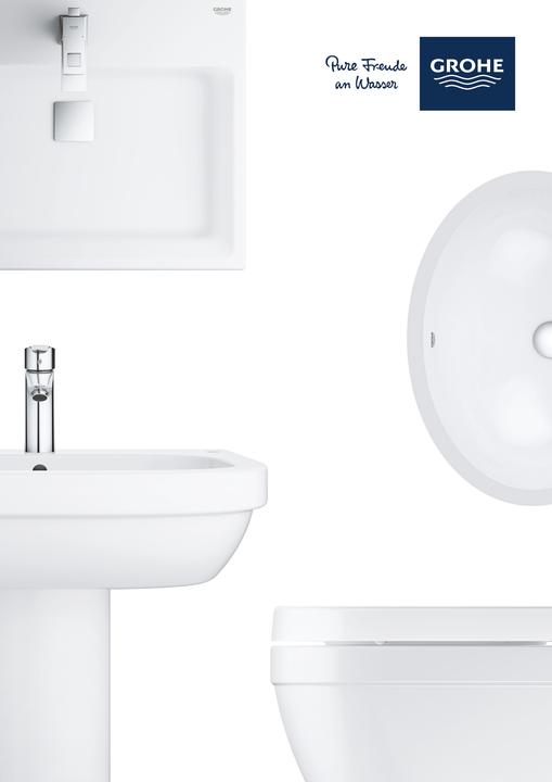 Actual product image Grohe Cube Keramik Waschtisch (490 mm, 600 mm)