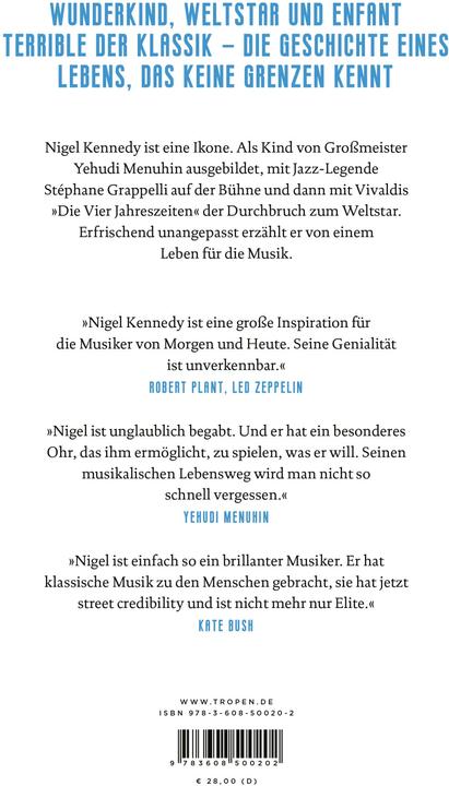 Actual product image My rebellious life (Bernhard Schmid, Nigel Kennedy, German)