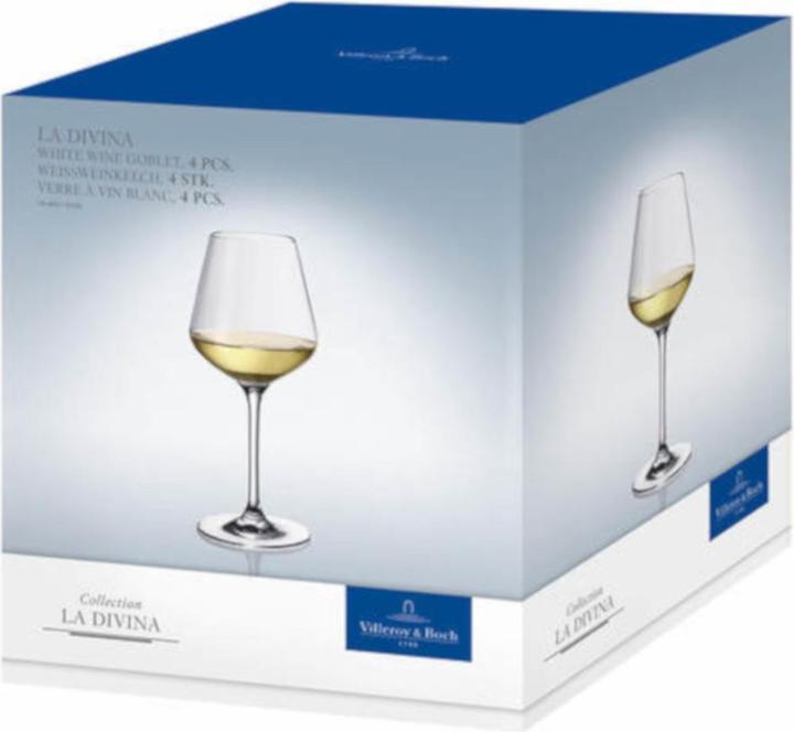 Produktbild Villeroy & Boch La Divina (38 cl, 4 Gläser, Weissweingläser)