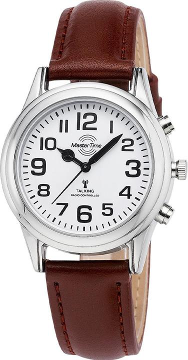 Master Time MTLA-10807-12L Sprechende Damen-Funkuhr 36mm (Funkuhr, 36 mm)