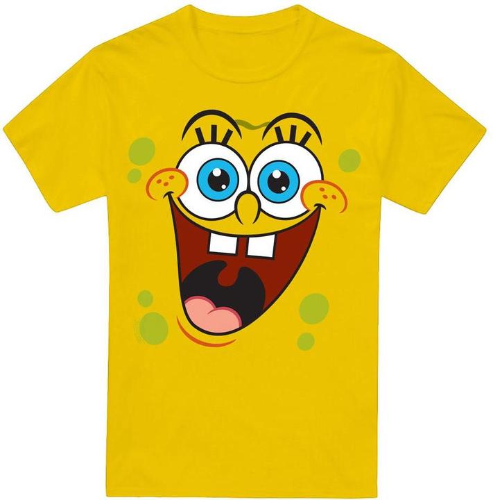 Actual product image Spongebob Squarepants Mens Surprise Face T-Shirt (XL)