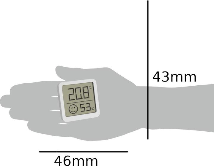 Actual product image TFA Digital Thermo-Hygrometer with Comfort Zone Thermo-/Hygrometer White