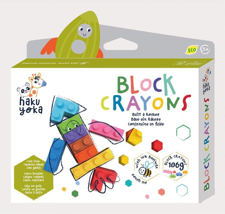 Haku Yoka Block-Wachsmalkreiden Rakete (MQ2) (Mehrfarbig)