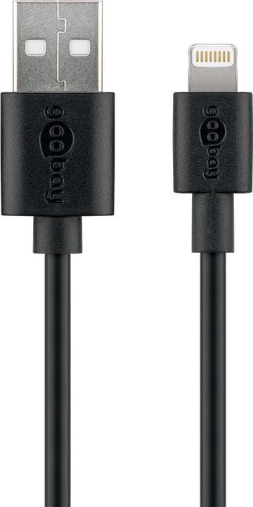 Actual product image Goobay USB A Charger Slim with Apple Lightning Cable (5 W)