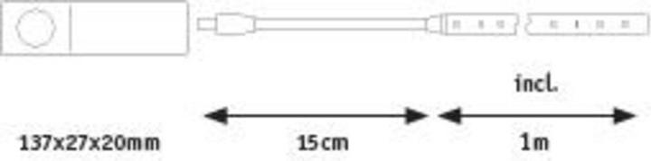 Actual product image Paulmann Stripe Set (Warm white, 100 cm, Indoor)