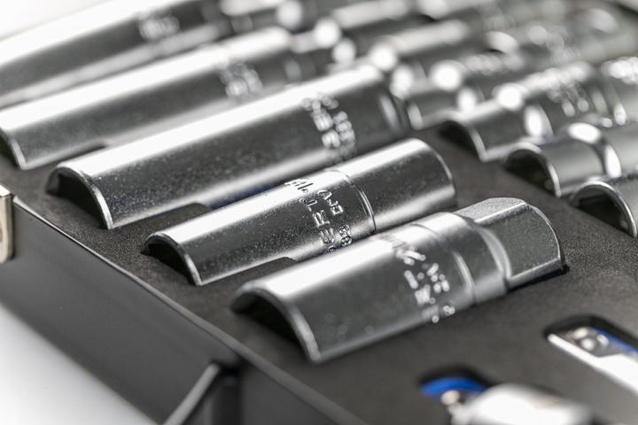 Actual product image Högert Tool set, 29 pcs. (1/2", 3/8")