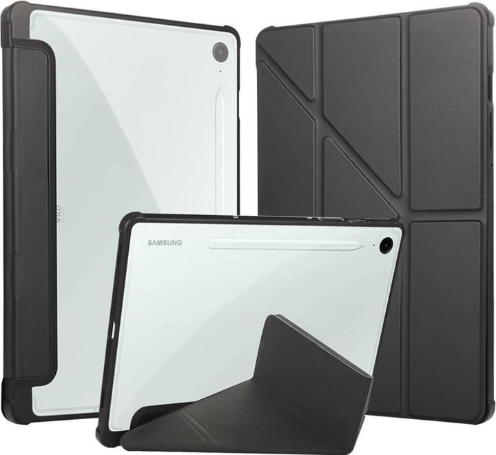Produktbild No Name Etui Stand Samsung Tab S10+ czarne /black (Samsung Galaxy Tab S10+)