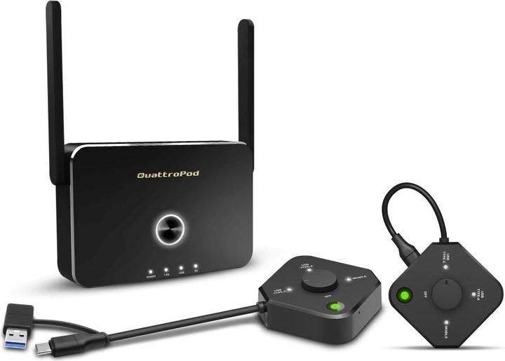 Actual product image EZCast QuattroPod-USB-2T1R