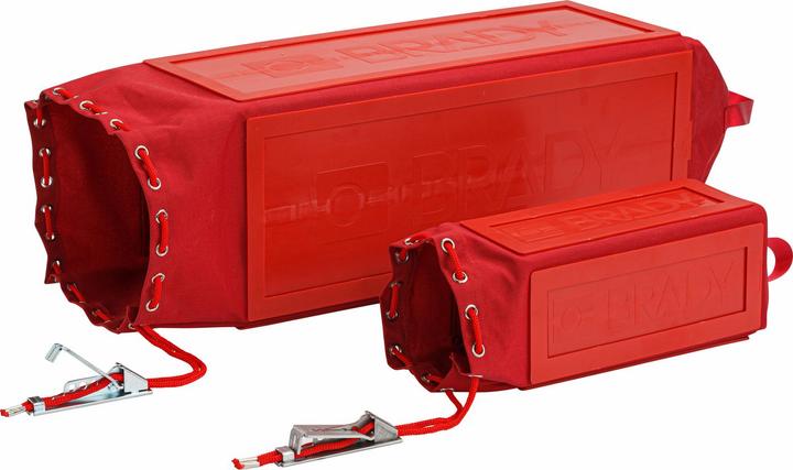 Image du produit Brady Fusible pour boîte à boutons suspendue - Grand, Nylon & ABS Plastic, Rouge, 228.60 x 1016.00 x