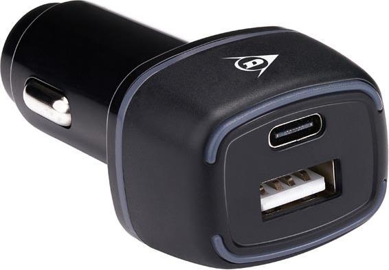 Dunlop Car charger USB A + USB C